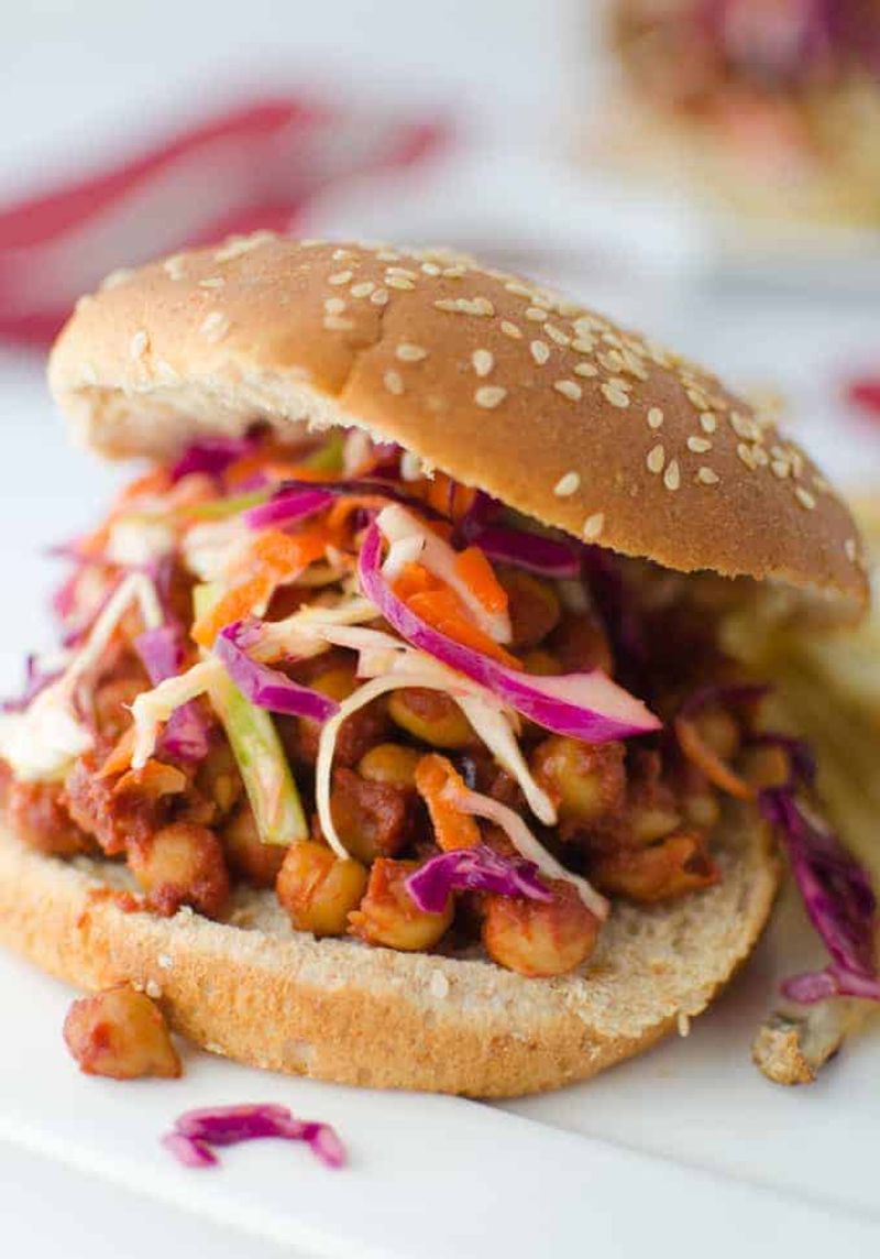 BBQ Chickpea Sandwiches