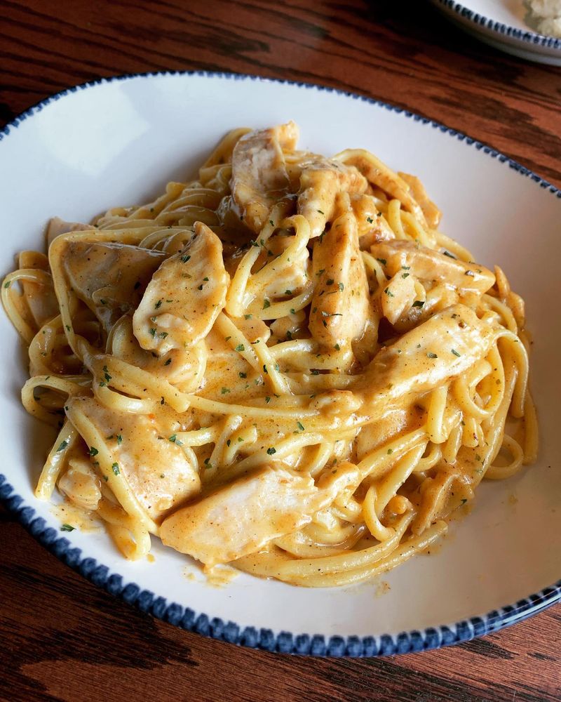 Cajun Chicken Linguini Alfredo