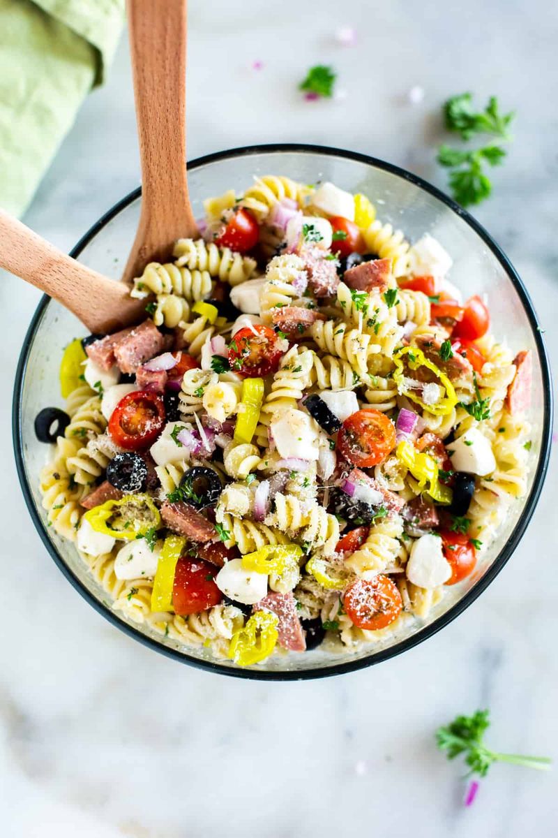 Pasta Salad with Fat-Free Dressing