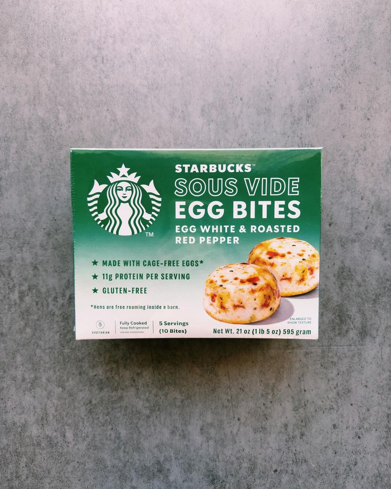 Starbucks Sous Vide Egg Bites (Frozen Grocery Version)