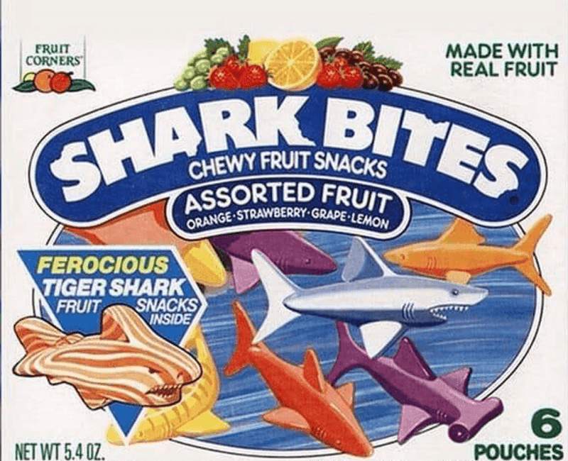 Shark Bites Fruit Snacks