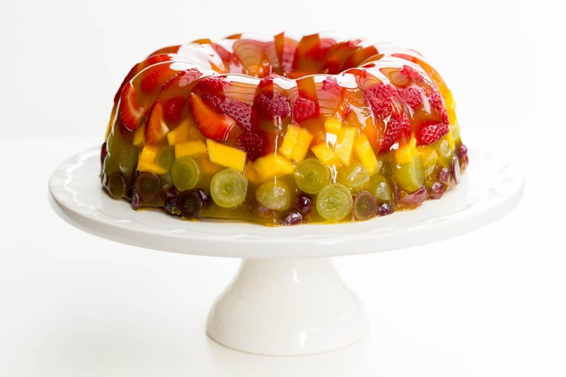 Gelatin Fruit Rings