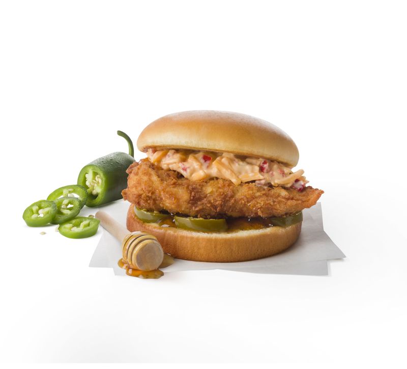 Chick-fil-A Honey Pepper Pimento Chicken Sandwich
