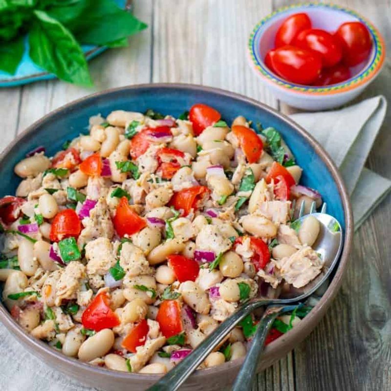 Tuna and White Bean Pasta Salad