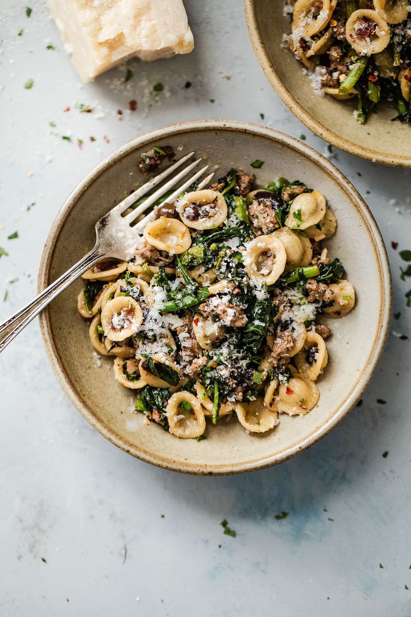 Orecchiette with Broccoli Rabe and Sausage