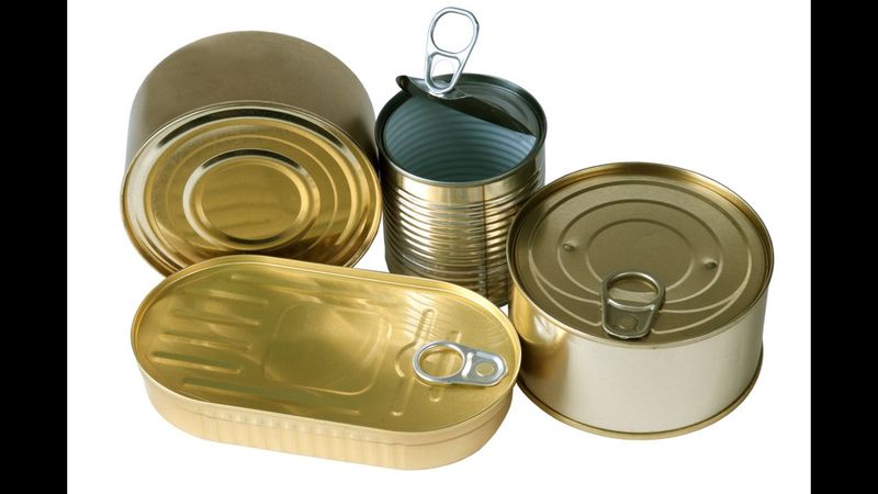 Canned Foods (With Plastic Linings)