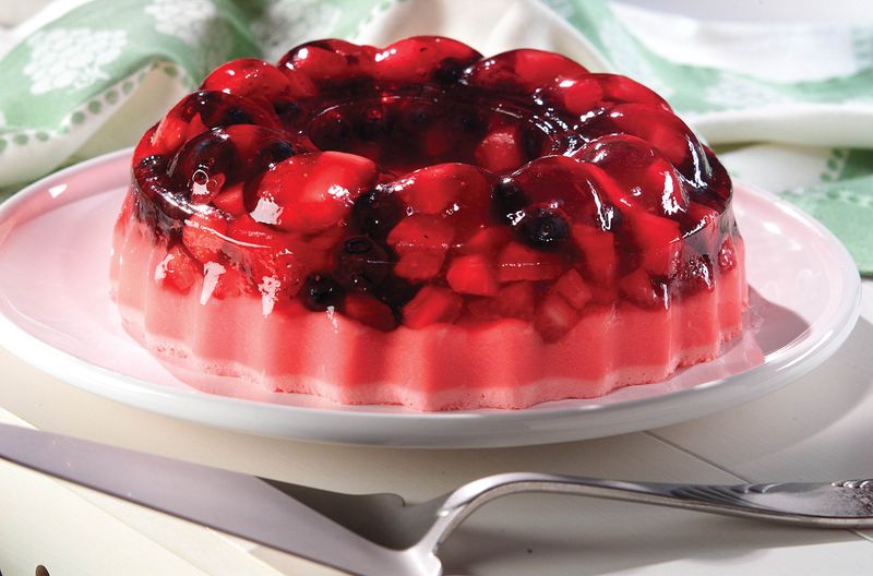 Jell-O with Fruit Chunks