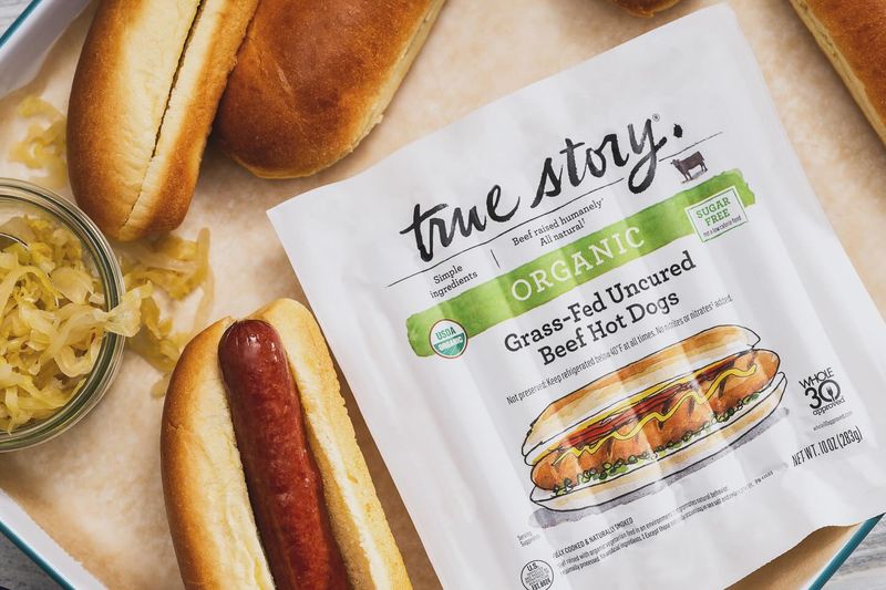 True Story Organic Uncured Beef Hot Dogs