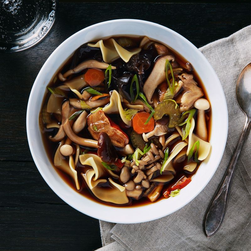 Mushroom Noodle Soup