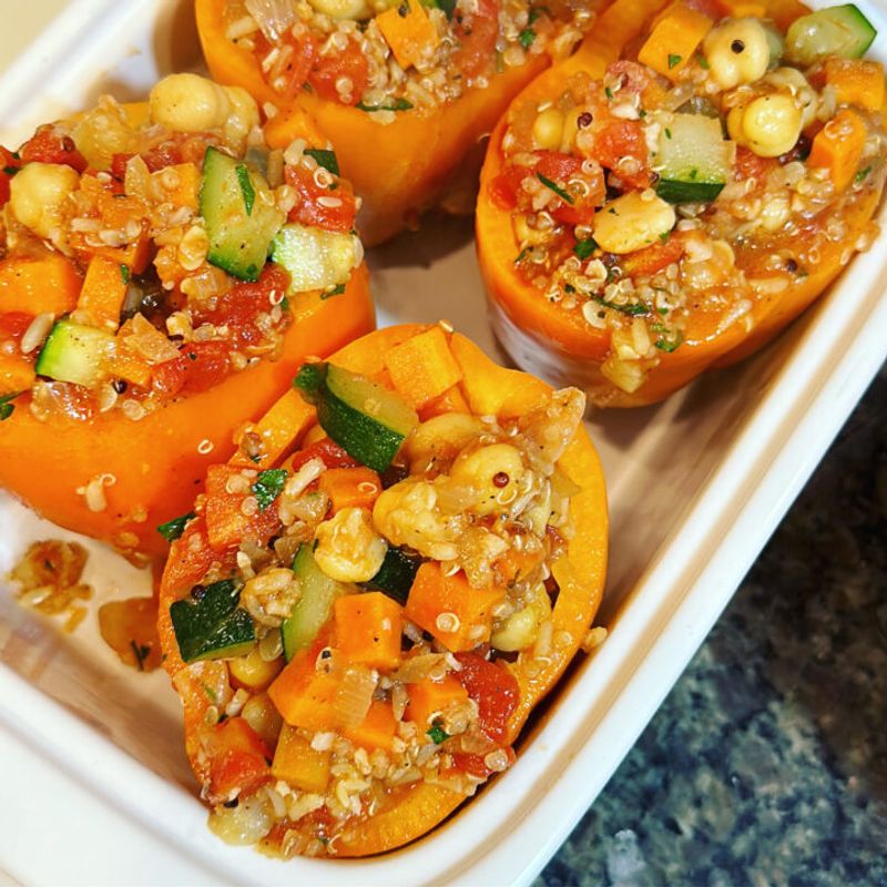 Vegan Stuffed Bell Peppers