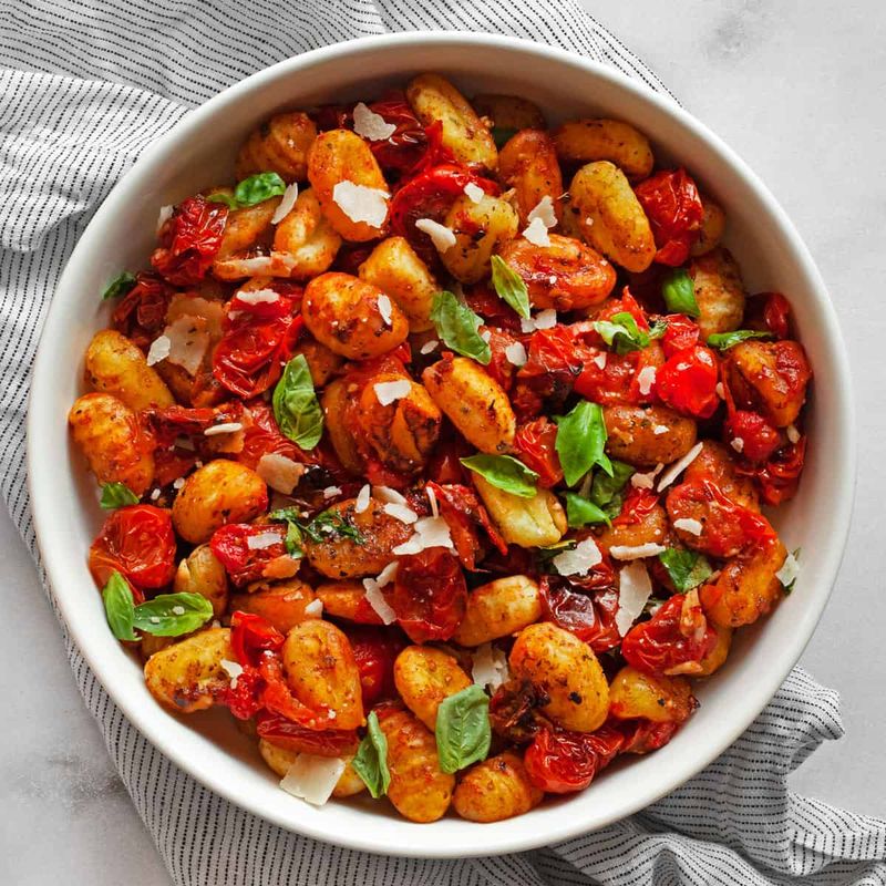 One-Pan Gnocchi and Cherry Tomatoes
