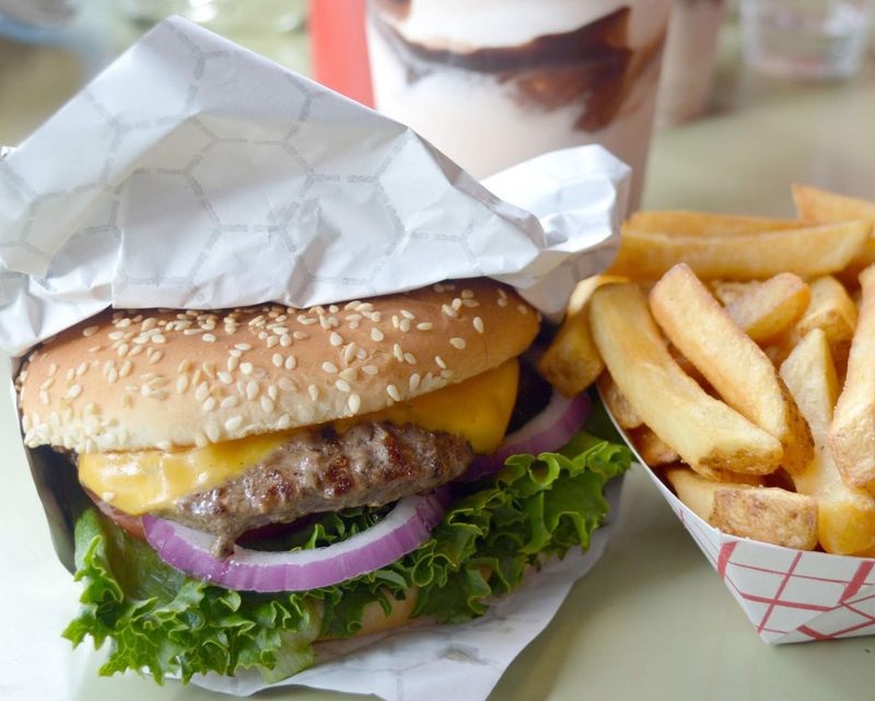 Red Mill Deluxe Burger (Seattle, WA)