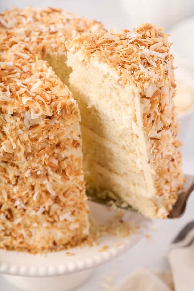 Coconut Cream Layer Cake