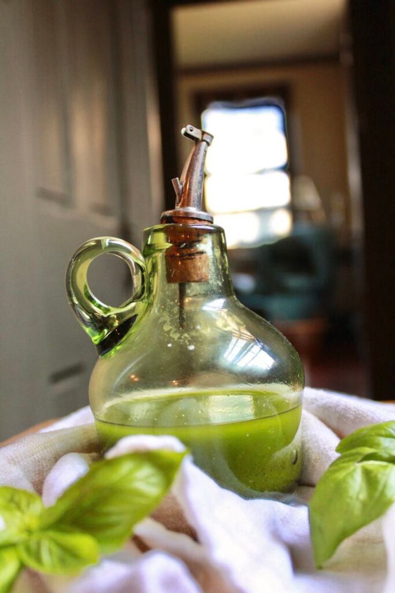 Basil-Infused Olive Oil