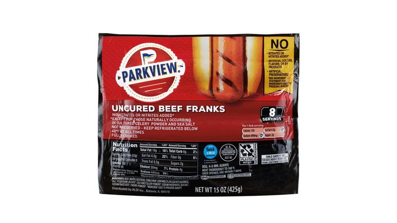 Aldi’s Parkview Uncured Beef Franks