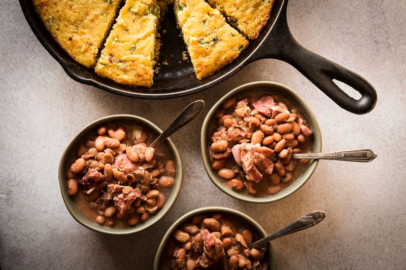 Brown Beans and Cornbread