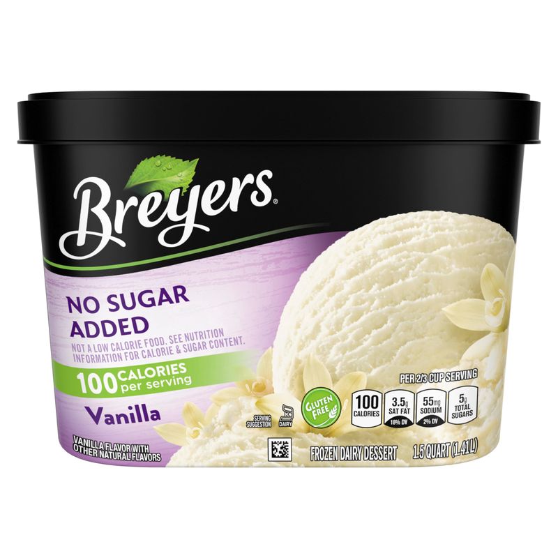 Low-Fat Ice Cream or Frozen Yogurt