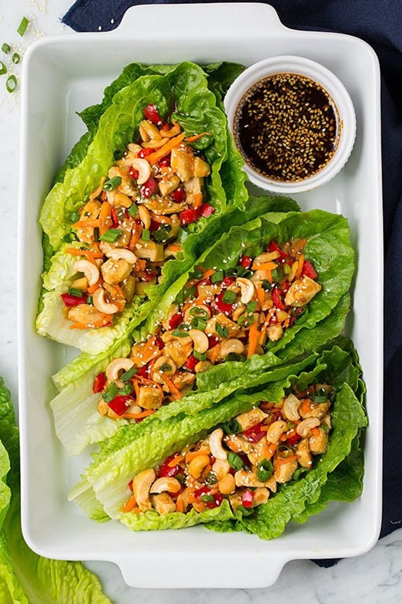 Grilled Chicken Lettuce Wraps