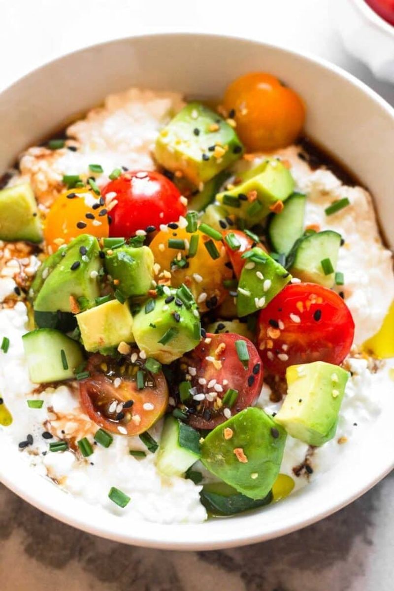 Cottage Cheese & Tomato Bowl