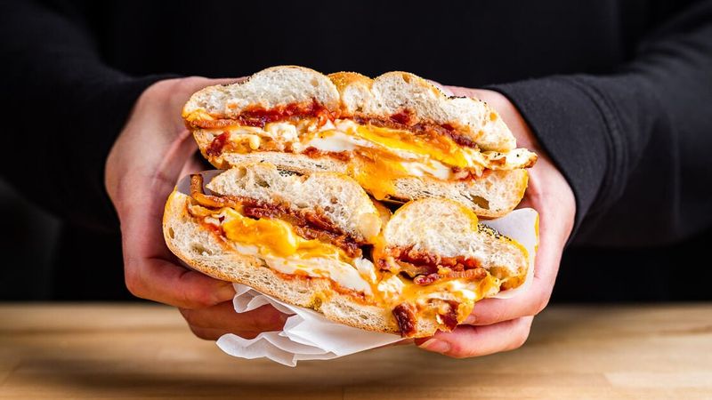 Egg and Cheese on a Bagel