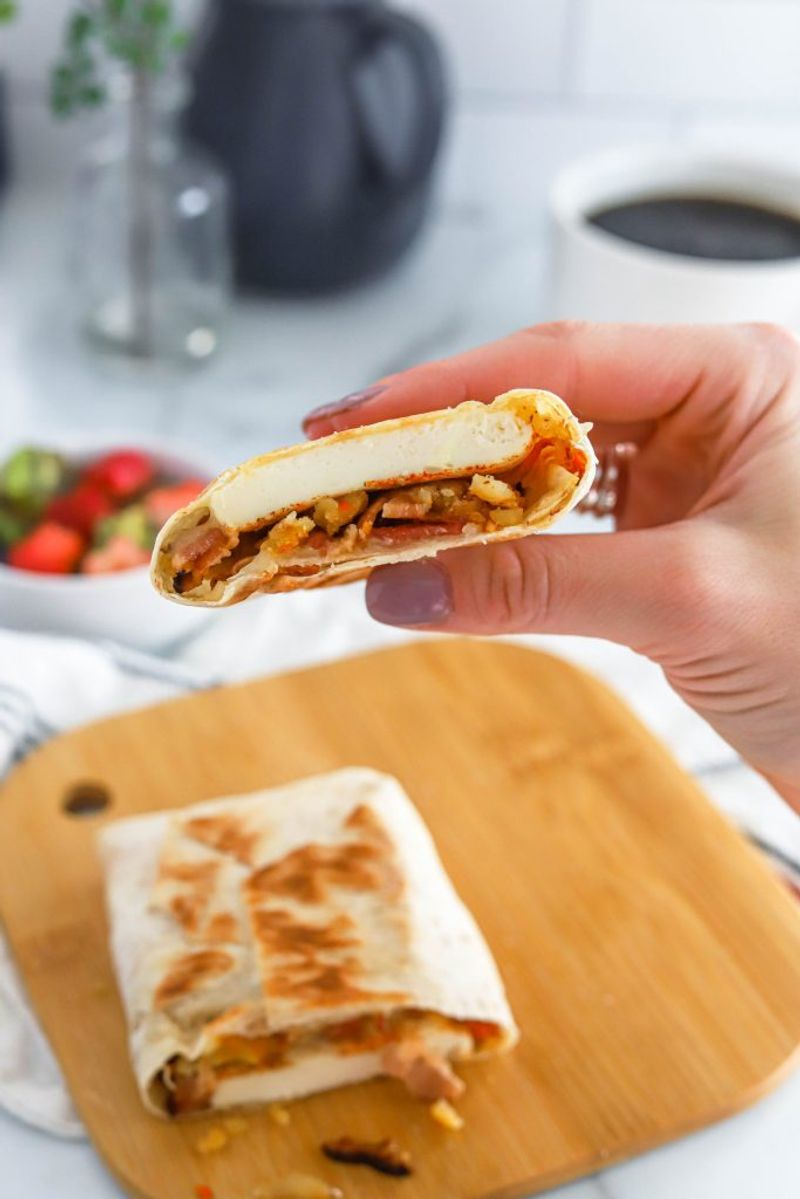 Egg White and Cheese Flatbread (Breakfast All Day)