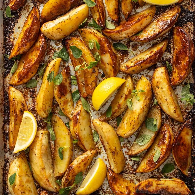 Greek Lemon Potatoes