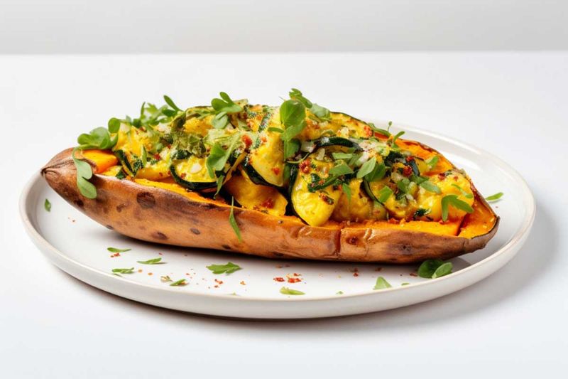 Baked Sweet Potato (with Skin)