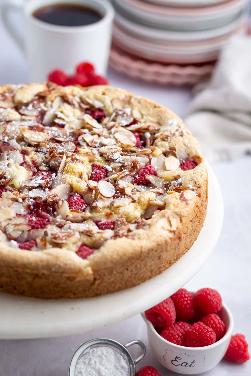 Raspberry Almond Cake