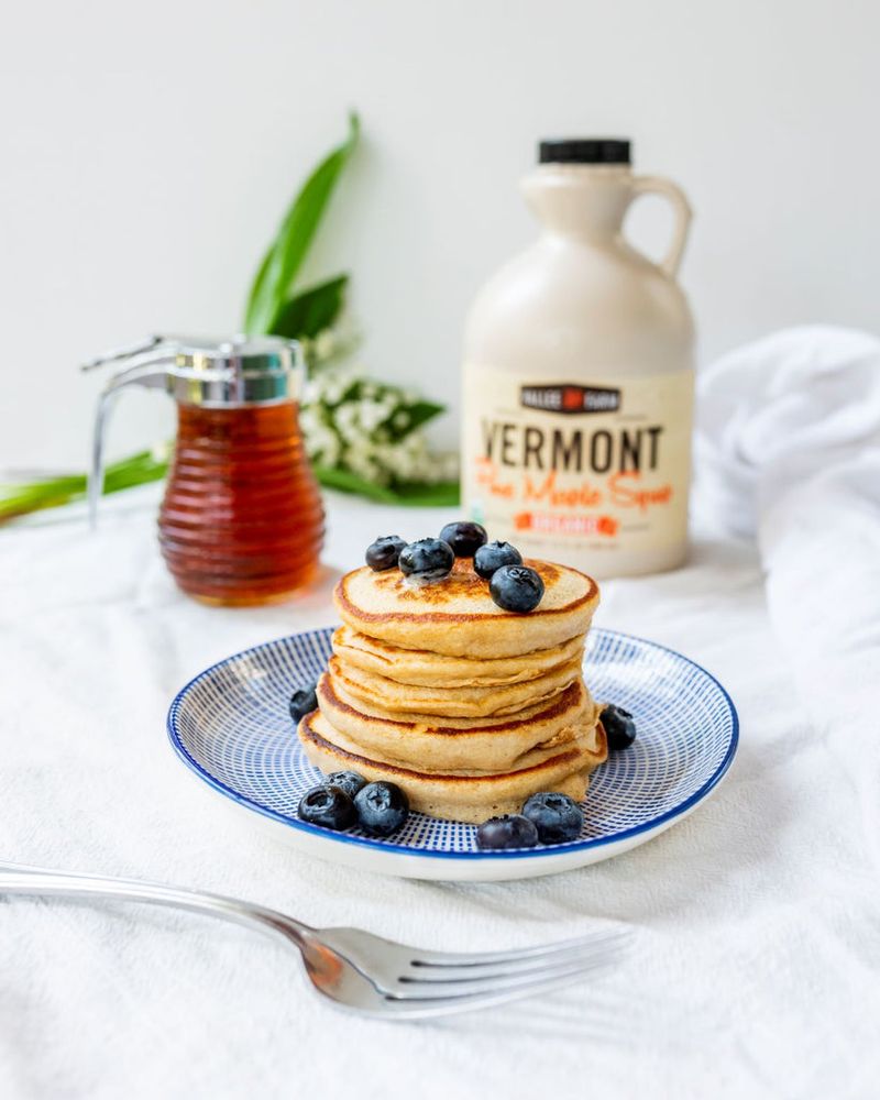 Vermont: Maple Syrup on Pancakes