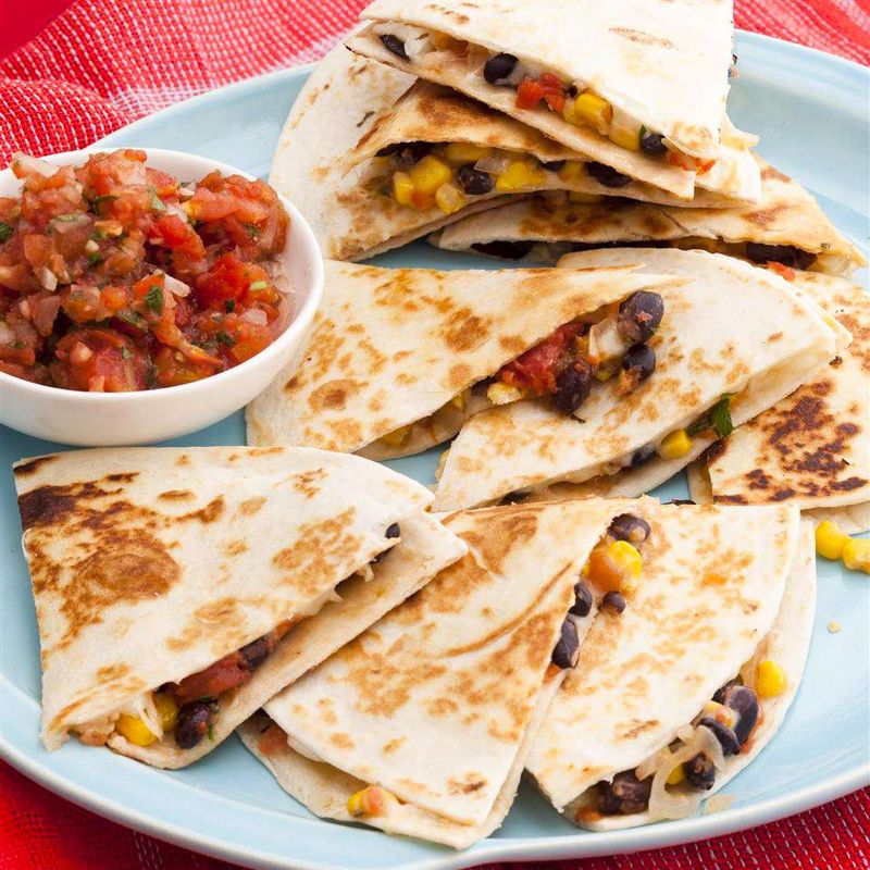 Black Bean & Corn Quesadillas