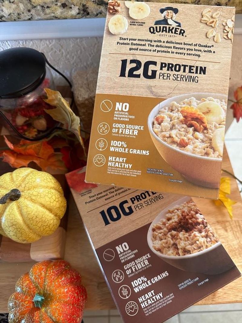 Instant Oatmeal Packets (With “Protein”)