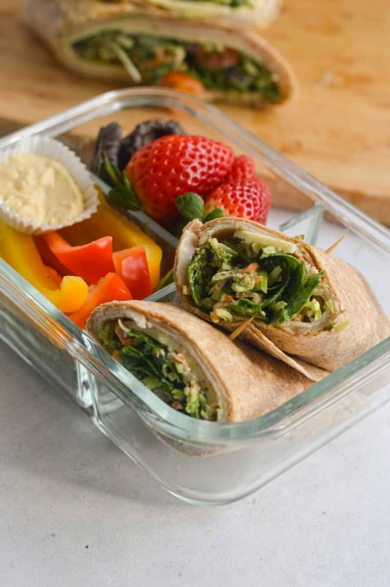 Grilled Chicken Wrap with Veggies