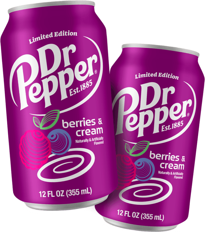 Dr Pepper Berries & Cream (Canned)