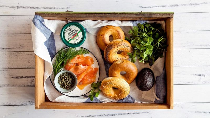 Washington: Smoked Salmon Bagel