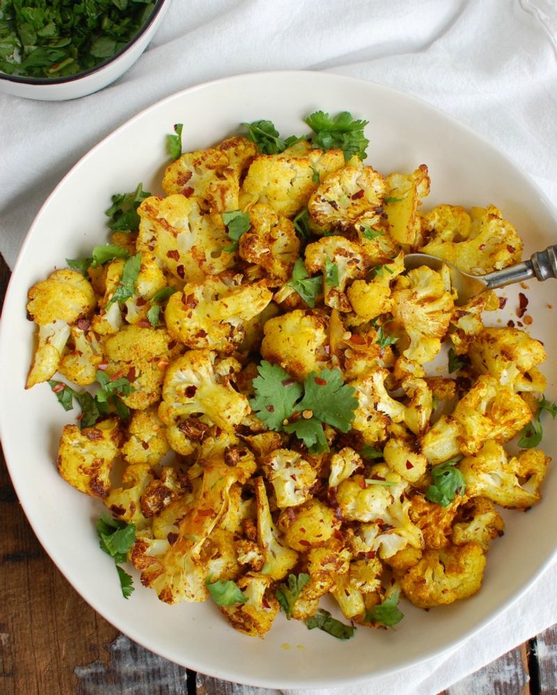 Turmeric Roasted Cauliflower