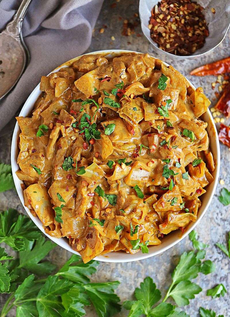 Cabbage and Lentil Curry