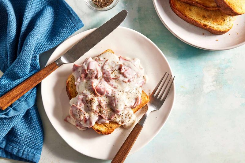 Chipped Beef on Toast