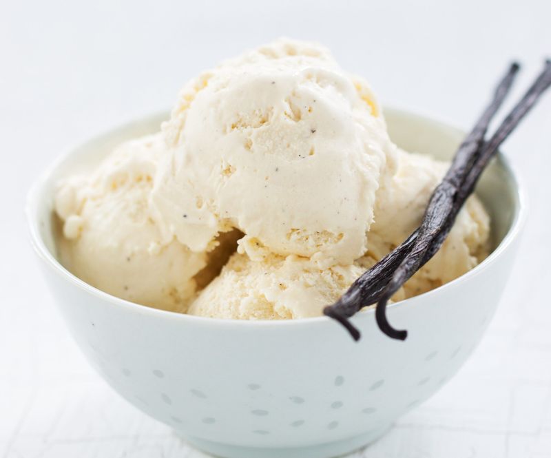 No-Churn Vanilla Bean Ice Cream