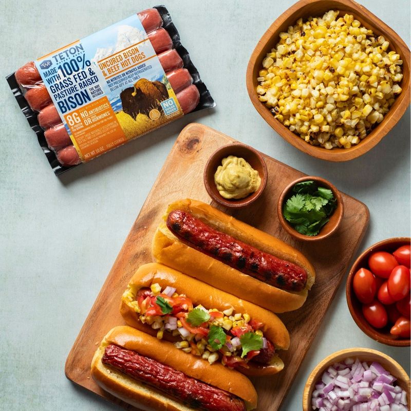 Teton Waters Ranch 100% Grass-Fed Beef Hot Dogs