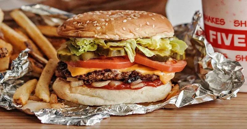 Five Guys Cheeseburger
