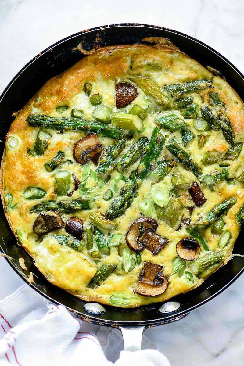 Asparagus and Mushroom Frittata