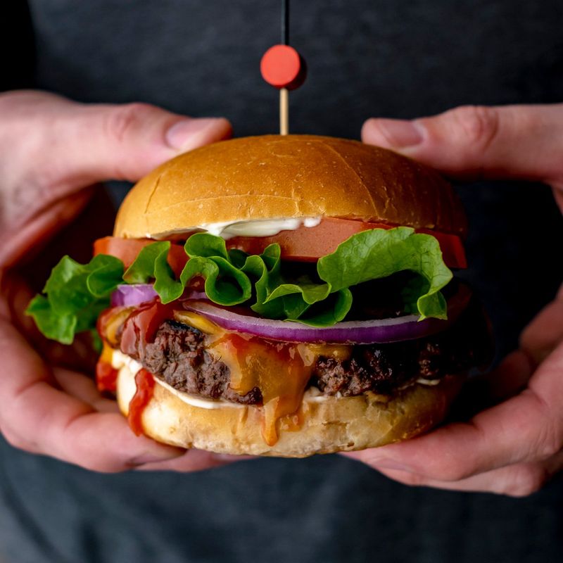 Wyoming: Elk Burger from Local Grills