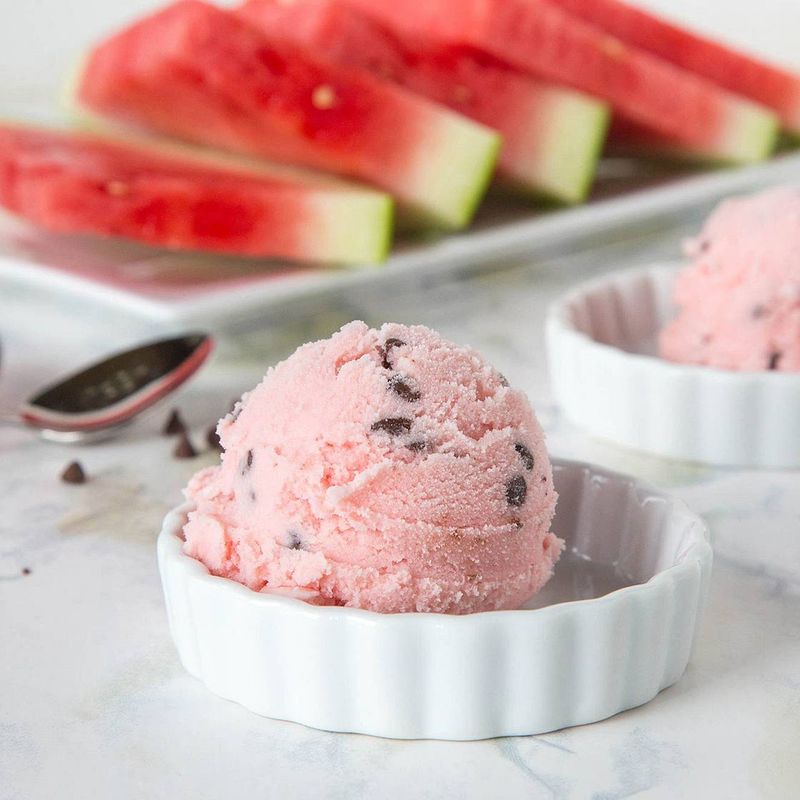 Watermelon Chocolate Chip Sorbet