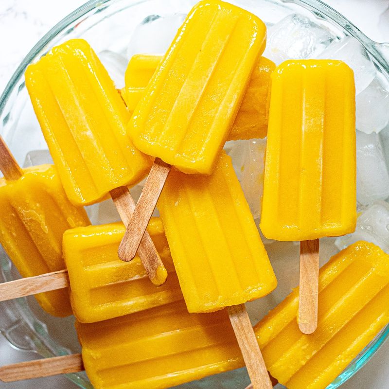 Mango Chocolate Popsicles