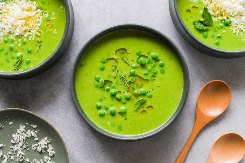 Spring Pea and Mint Soup