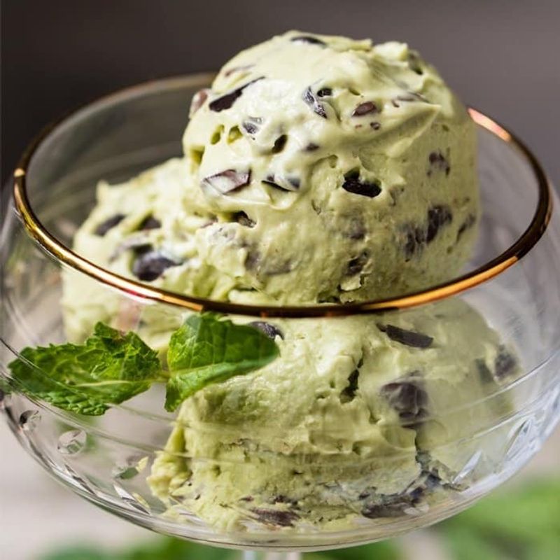 Minty Fresh Avocado Scoop