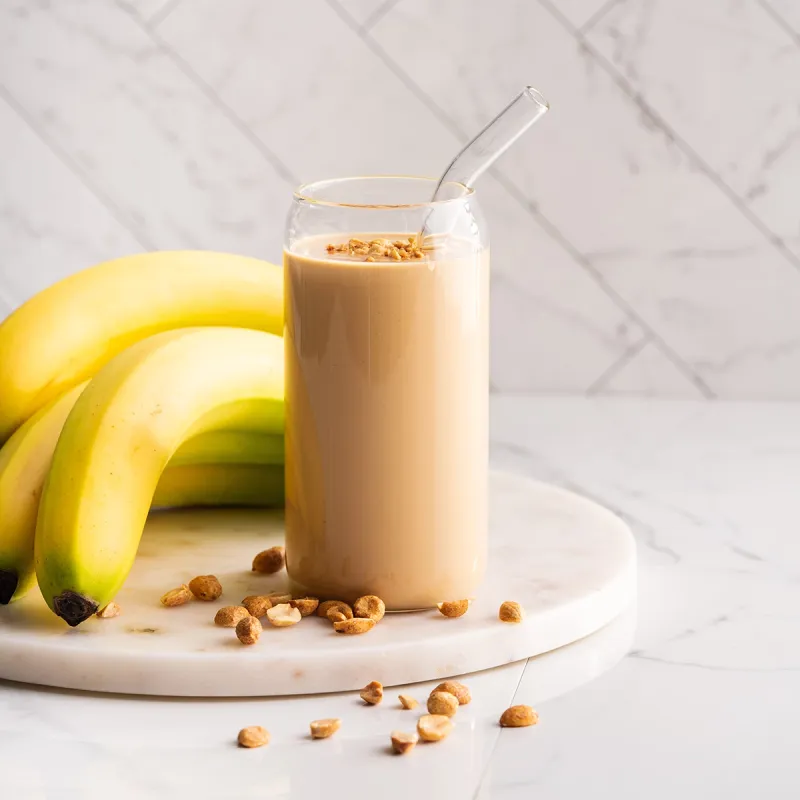 Banana Peanut Protein Smoothie