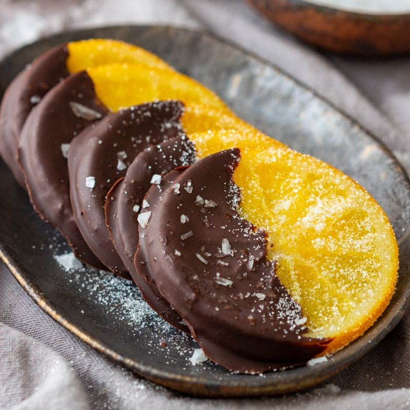 Orange Chocolate Dipped Segments