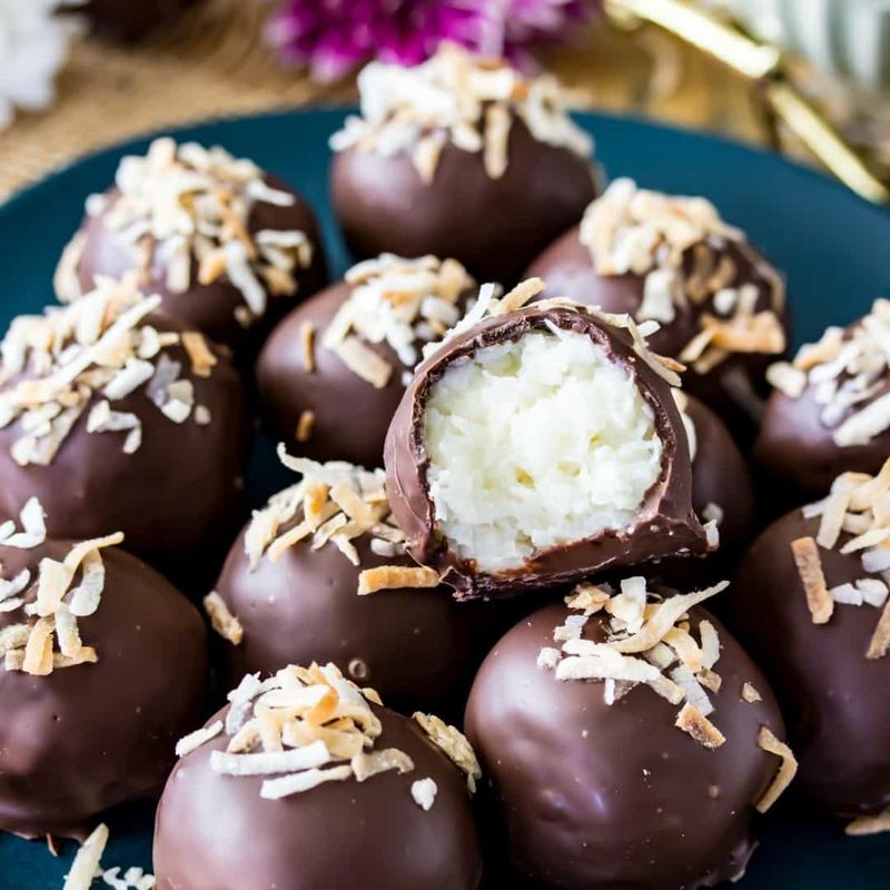 Pineapple Chocolate Coconut Balls