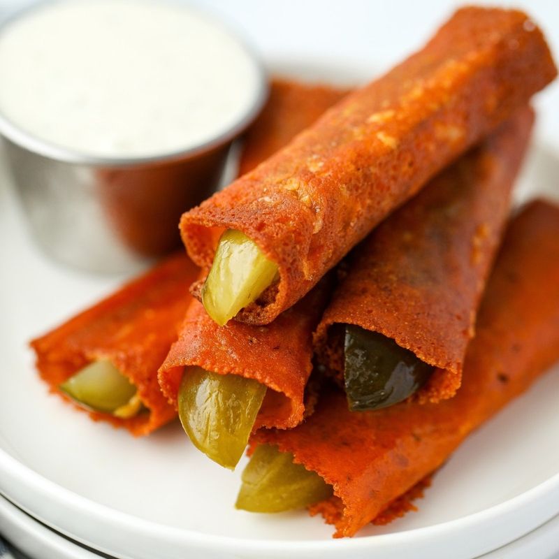 Pickles and Cheddar Cheese